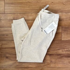 Lululemon Athletica Cream Joggers Tapered Track Pants